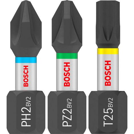 Bosch  PRO  Impact  Mixed  Pack  PH2(x5)  PZ2(x5)  T20(x5)  T25(x5)  T30(x5)  25  mm  25-tlg.  -  2608521U63 (1/5)