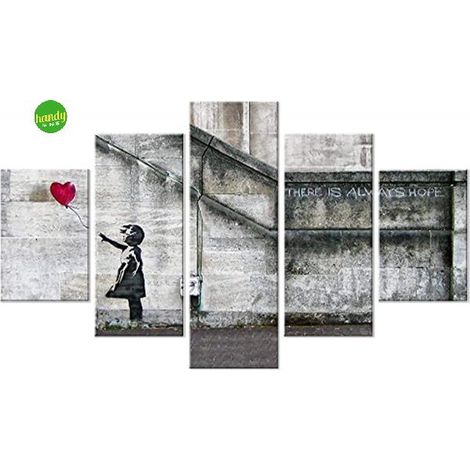 Canvas vogue Lupia banksy cm83 x 145