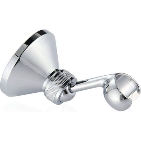 Support de douche à main, support de pommeau de douche omnidirectionnel en cuivre, support mural réglable pour montage en chrome chromé pour pommeau de douche H470 (1/4)
