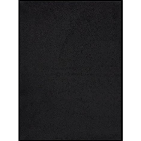 Paillasson dessous antidérapant 60 x 80 cm PP torsadé noir et vinyle DEC040633 (1/5)