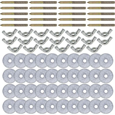 10 PCS Kit de Montage pour Perchoir, Support de Mangeoire pour Cage à Oiseaux Perchoirs Accessoires Matériel pour Oiseaux pour Fixation perchoirs, Planches de siège sur Cage à Oiseau (1/5)