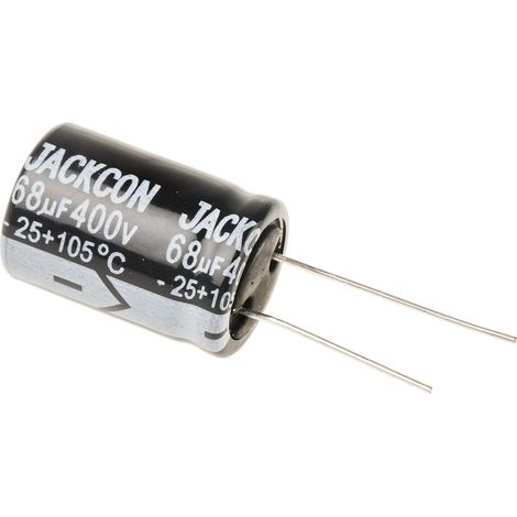 Condensateur RS PRO 68µF, 400V c.c. (1/2)