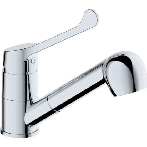 Miscelatore lavello leva clinica doccia estraibile 2 getti – Timeless  Tecom