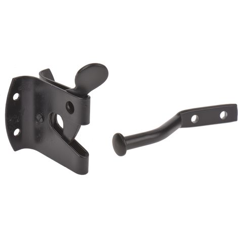 Rs Pro – Verrouillage automatique en acier – Loquet robuste pour portes – Mécanisme par gravité – Pour espaces confinés