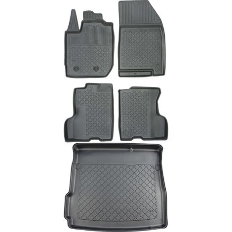 Ensemble de tapis de sol et de coffre pour Dacia Duster II SUV (à partir de janvier 2018). (1/5)