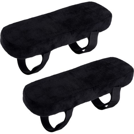 Coussins antidérapants pour accoudoirs de chaise, coussins d'accoudoirs en mousse à mémoire de forme, housses d'accoudoirs amovibles, coussins de soutien pour les coudes (1/5)