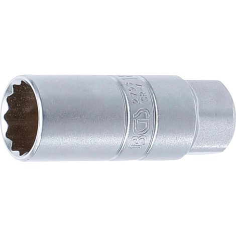 BGS candela inserto dodici lati attacco quadro interno 10 mm (3/8") SW 18 mm - 2793 (1/2)