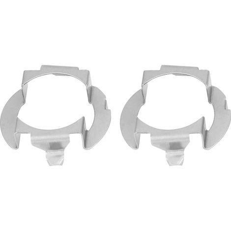 1 Paire Support Ampoule H7, Adaptateur Aluminium 38 x 34 mm, Fixation Phare LED Voiture