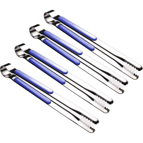 Pinces De Cuisine - Acier Inoxydable - 30 Cm - Poignée Ergonomique Antibrûlure - Pour Cuisson Barbecue Salade Fromage - 1 Pièce (1/5)