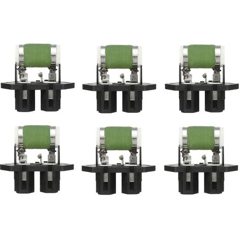 Résistance de moteur de ventilateur de radiateur, 6 pièces, pour Fiat Alfa Romeo Bravo Coupe Punto Stilo 51736774 46533716 (1/5)