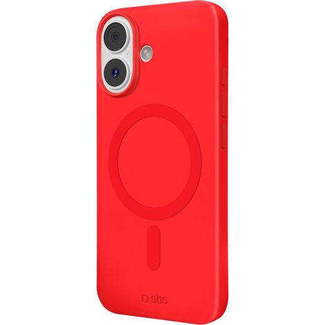 SBS Instinct Mag Hülle iPhone 17 – MagSafe, Rot, kratzfest