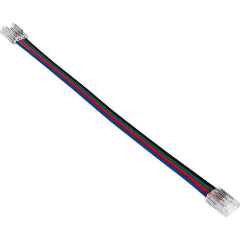 Verbinder für LED-Streifen 24V RGB SMD Breite 8mm IP20 Doppelt mit Kabel 8 mm (1/3)