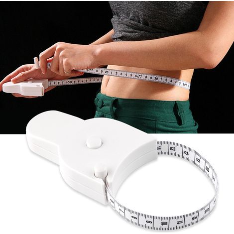 Mètre ruban rétractable automatique de 1,5 m – Règle souple double face en cm/pouces pour la mesure du corps, usage domestique (1/4)