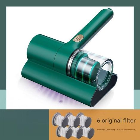 Aspirateur anti-acariens UV avec filtre HEPA, aspirateur à main, réservoir à poussière de 200 ml, anti-acariens, adapté aux matelas et canapés (1/5)