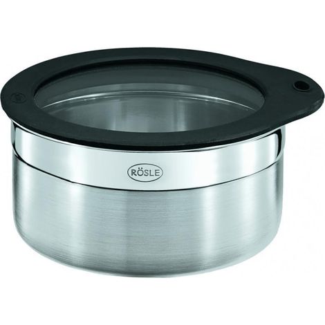 Rosle Contenedor de acero inoxidable 700 ml plateado