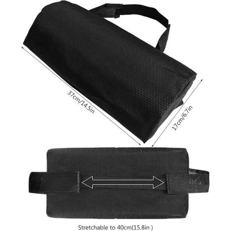 Coussin Appui-tête - 1 Pièce - Tissu Teslin - Ergonomique Et Réglable - Pour Chaise Longue Jardin - 37x17 Cm MANCHE PORTE-ELECTRODE (1/5)