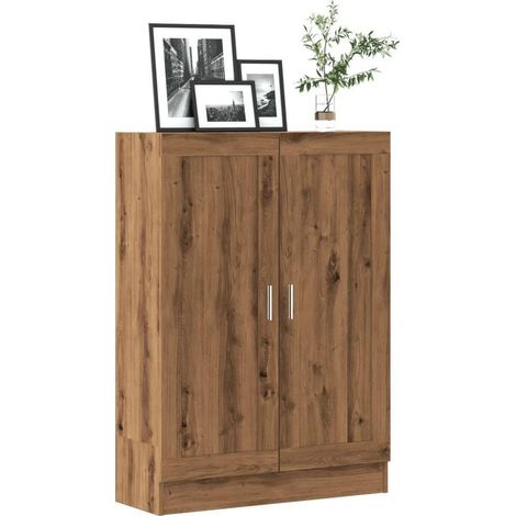 vidaXL Book Cabinet Artisan Oak 82.5x30.5x115 cm Engineered Wood