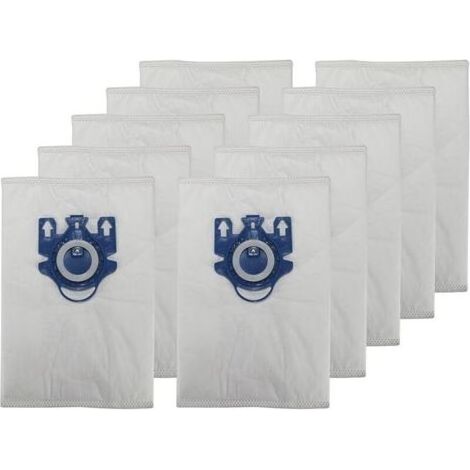 Lot de 10 sacs d'aspirateur compatibles avec Miele Classic C1, C2, C3, S2000, S5000 et S8000, alternative pour 9917730 GN 3D, accessoires (1/4)