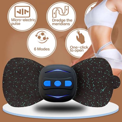 Mini appareil de massage électrique pour le dos et la nuque (EMS) : massage des muscles cervicaux, soulagement de la douleur, relaxation, santé des épaules, appareil de physiothérapie-AquaForge
