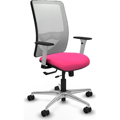 Sedia da ufficio piqueras y crespo Zulema rosa pelle sintetica (1/2)