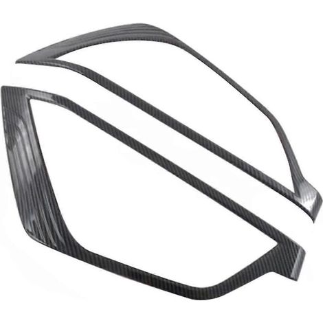 Accessori per fari anteriori auto – Riflettori decorativi e cornici in fibra di carbonio e ABS compatibili con Isuzu D-Max (modelli 2021, 2022, 2023)