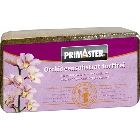 Primaster Orchideensubstrat torffrei Brikett für 5 Liter (1/2)