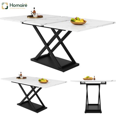 DINING TISCH 120 x 80 x 75 cm mehrfarbig MDF HOMAIRE (1/5)