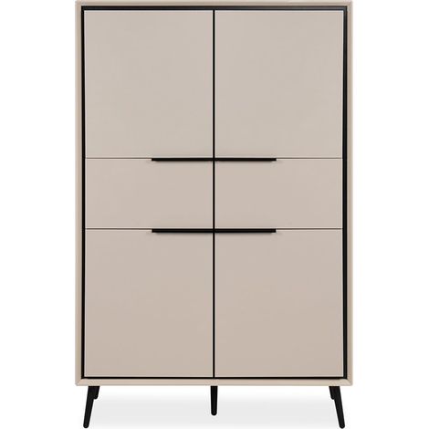 Credenza con 4 ante e 2 cassetti H140 cm - ARONA