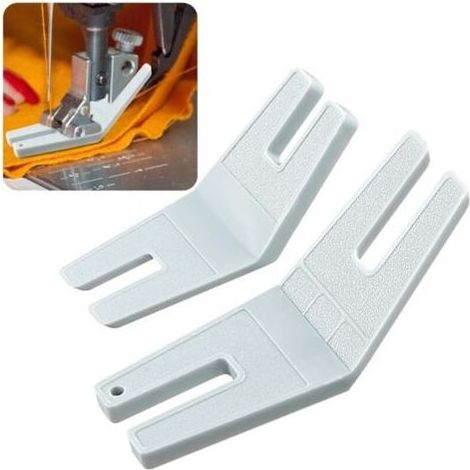2 Pcs Outils de Couture de Pull à Bosse Outils de Couture de Bosse Pied de Marche et Plaque de Commande Pied-de-Biche pour Machine à Coudre Accessoires de Couture pour Denim Épais et Ou
