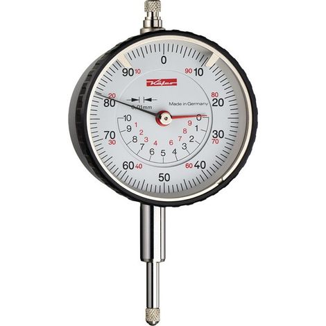 Reloj comparador M2 TK 10 mm de longitud 0,01 mm pantalla concéntrica BEETLE