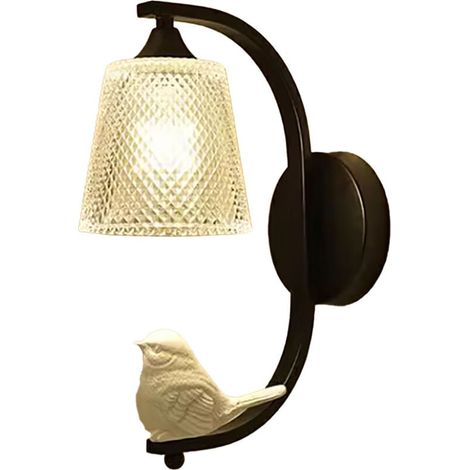Applique murale LED Animaux Oiseaux Lampe Murale Design Moderne Lampe Oiseaux Lampe de lit Eclairage mural Nordic Bird Lampe de nuit Déco Lampe pour Coucher Séjour (1/4)