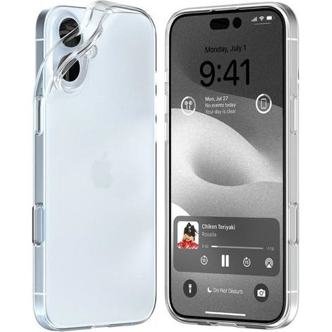 iPhone 16 Plus 6.7 trasparente Mercury Jelly Clear