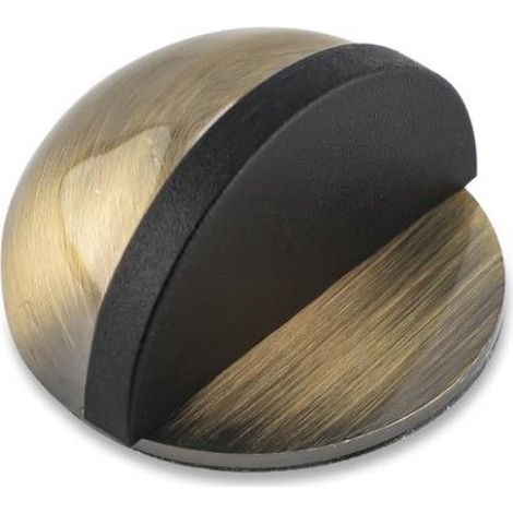 Butée de porte - Marron clair - Acier inoxydable - Protection murale en forme de croissant - Butée de poignée de porte - Autocollante - Protection de porte (1/5)