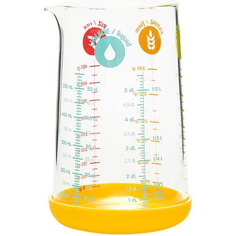 Pebbly Medium Glass Measuring Jug 500ml