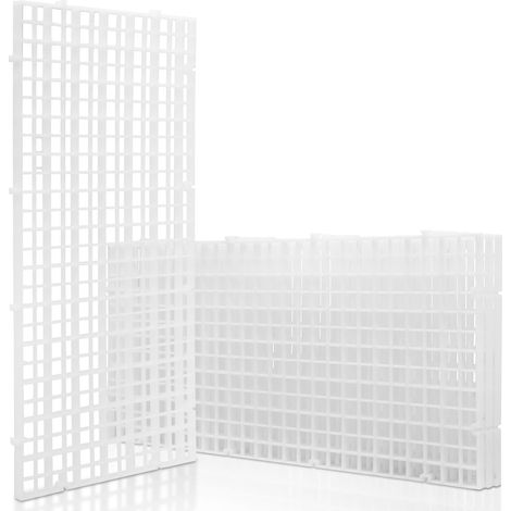 Séparateur de Grille pour Aquarium Panneau d'Isolation Filtre Fond de Cage de Poisson Modulaire Découpable (1/5)