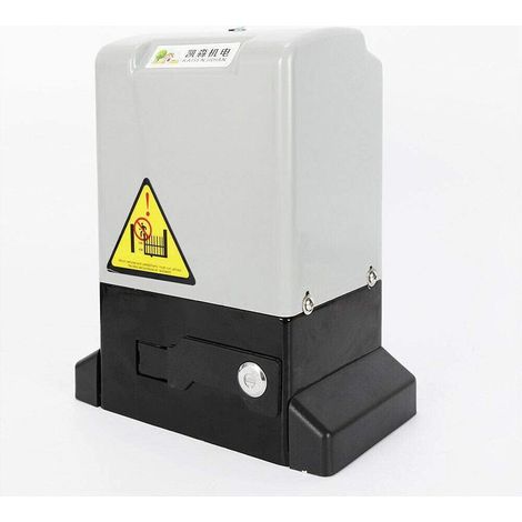Sistema de accionamiento eléctrico para puertas correderas, 550 W, con 2 mandos a distancia, 1200 kg (1/3)