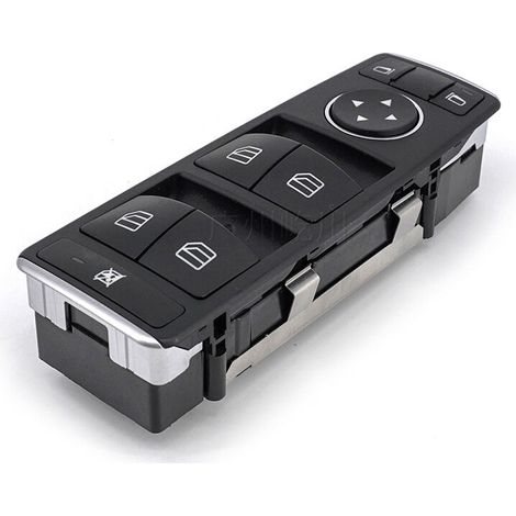 Interrupteur de levage de vitre électrique, interrupteur principal de commande de lève-vitre adapté aux voitures Mercedes-Benz (1/4)