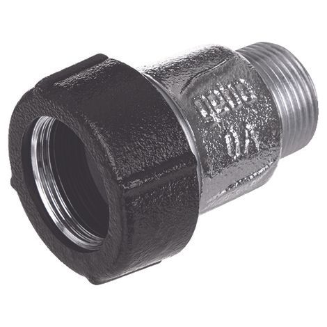 Raccord mâle à compression 20/27 pour tubes acier et PE GEBOQUICK