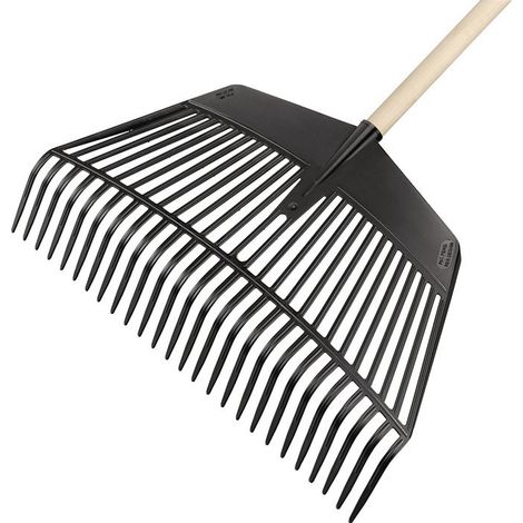 Combiné râteau à feuilles et fourche largeur de travail 600 mm dents L 140 mm 26 dents sans manche FLORA (par 10)