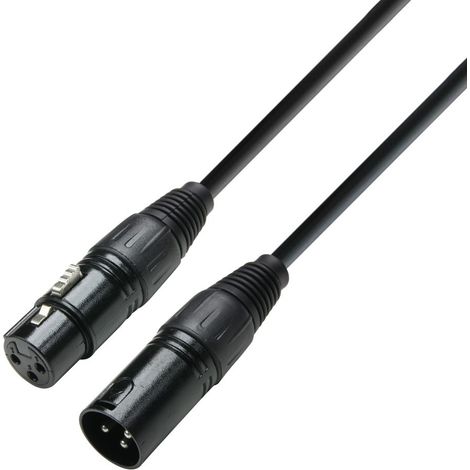 AH Cables KDMX20 DMX Cavo di collegamento [1x Spina XLR - 1x Presa XLR] 20.00 m