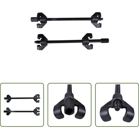 vidaXL Federspanner Set - Federspanner Set, 2- tlg. 90-370mm Auto Tuning Tieferlegung (1/5)