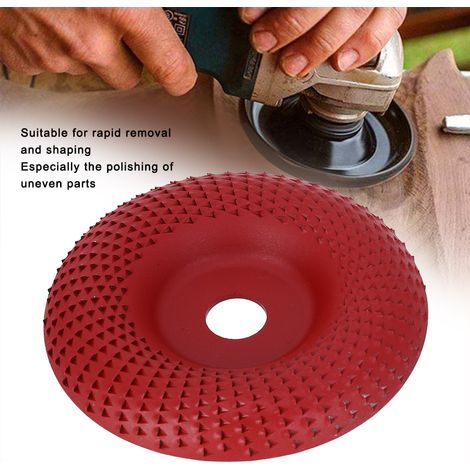 Disque à polir en acier pour le travail du bois, accessoires pour outils électriques, quincaillerie, disque à sculpter les racines incurvées Claret E1-435 (1/4)