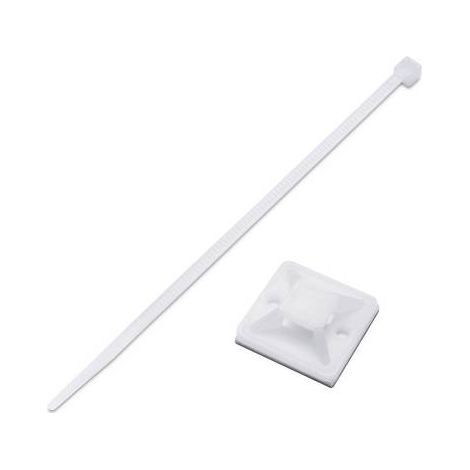 ASSORTIMENT DE SERRE-CÂBLES 100 MM TRU COMPONENTS KABELBEFESTIGUNGS-SET, INCOLORE 20 PARTIES (1/3)