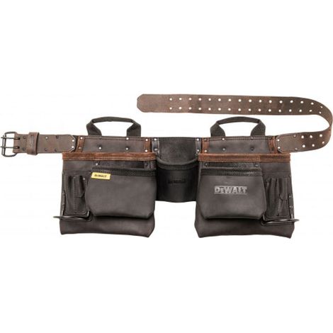Cintura in pelle porta-attrezzi rinforzata – 11 tasche DEWALT DWST50112-1
