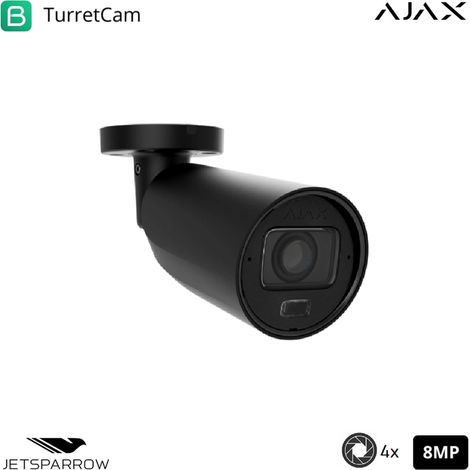 126278 - TVCC - BulletCam HLVF (8 Mp) - Farbe black - Ajax Videoüberwachung