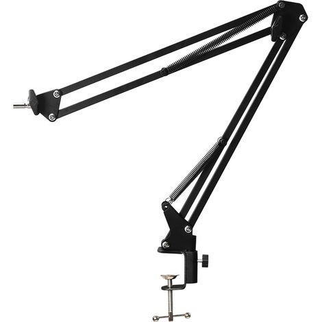 Support flexible pour microscope monoculaire, bras réglable à 360° et bague d'objectif de 42 mm, support pliable pour appareil photo industriel (1/5)