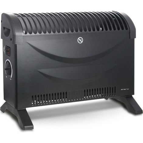 Emerio Konvektor 2000W mit Ventilatorfunktion schwarz Heizgerät Elektroheizung (1/3)