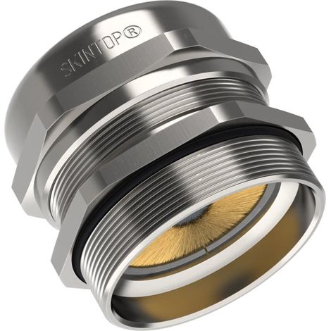 lapp Kabelverschraubung SKINTOP-MS-M-BRUSH-40x1,5 Messing vernickelt UV-beständig IP68/IP69
