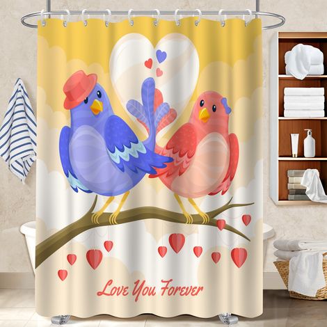 Rideau de douche en polyester 180x180 imperméable bâche polyester douche pour salle de bain moderne (1/5)