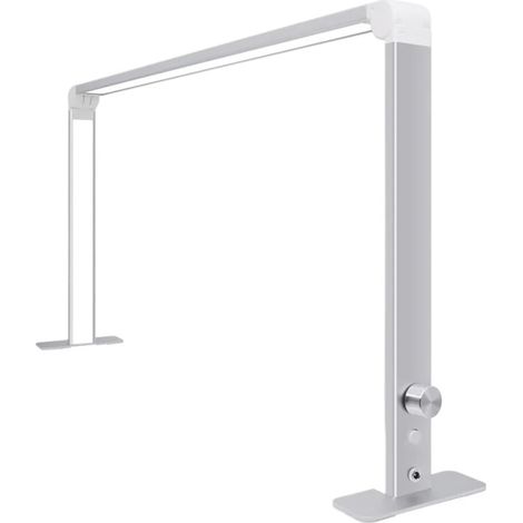 Nouvelle lampe à ongles LED demi-lune lampe de beauté des ongles à intensité variable extension de cils lampe de bureau de lecture pliable lampe de table à gradation de lumière de remplissage(Silver 3 (1/5)